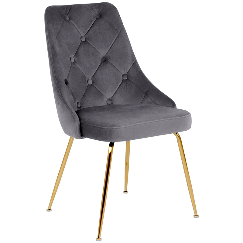      Ward Grey Velour Chair     | Loft Concept 