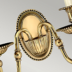 Бра с 2-мя бежевыми абажурами в классическом стиле Hinkley варинант исполнения - 5 | Loft Concept в Москве