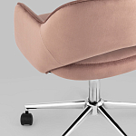 Кресло для компьютерного стола Veloury Pink варинант исполнения - 8 | Loft Concept в Москве