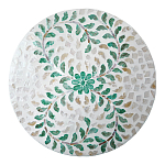 Столик с инкрустацией с перламутровым узором Eight варинант исполнения - 2 | Loft Concept в Москве