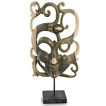 Маска ручной работы деревянная резная Mask Abstraction варинант исполнения - 1 | Loft Concept в Москве