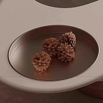 Журнальный столик фигурный со стеклянной столешницей Table Drop варинант исполнения - 6 | Loft Concept в Москве