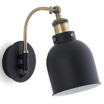 Бра с черным плафоном из металла Roomsy варинант исполнения - 1 | Loft Concept в Москве