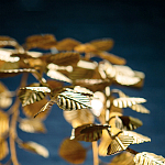 Люстра золотая с декором в виде веток эвкалипта Eucalyptus Branches варинант исполнения - 6 | Loft Concept в Москве