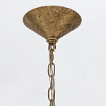 Люстра подвесная с круглыми дисками из серого фактурного стекла с белым матовым шаром внутри Quintiesse варинант исполнения - 4 | Loft Concept в Москве