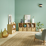 Кресло на деревянных ножках Olguin Green Chair варинант исполнения - 6 | Loft Concept в Москве