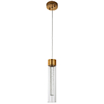 Подвесной светильник золото Sparkling Bubbles Tube Gold Hanging Lamp варинант исполнения - 2 | Loft Concept в Москве
