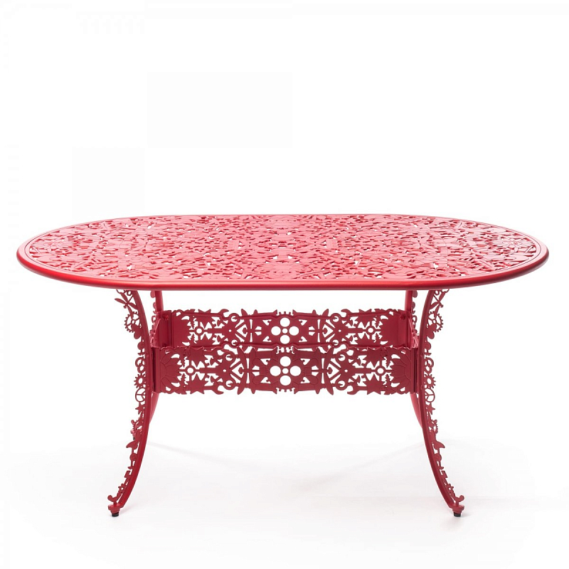 Обеденный стол Industry Collection ALUMINIUM OVAL TABLE – RED