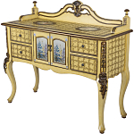 Комод деревянный Illustration of flowers варинант исполнения - 4 | Loft Concept в Москве