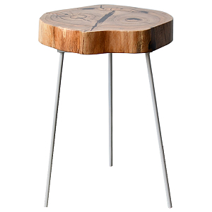 Приставной стол Lewys Industrial Metal Rust Side Table