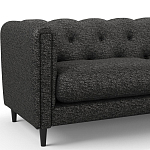 Мебельная ткань Шенилл темно-серый цвет 138 см T4-40 варинант исполнения - 4 | Loft Concept в Москве