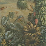 Обои ручная роспись Le Brésil Brume варинант исполнения - 2 | Loft Concept в Москве