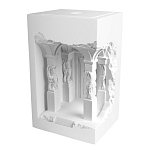 Встраиваемый в стену гипсовый светильник под покраску с колоннами и арками в античном стиле Antiquity Athena варинант исполнения - 2 | Loft Concept в Москве