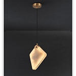 Подвесной светильник фигурный плафон Stone Polygon варинант исполнения - 1 | Loft Concept в Москве