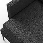 Мебельная ткань Шенилл темно-серый цвет 138 см T4-40 варинант исполнения - 3 | Loft Concept в Москве