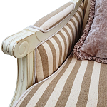 Кресло в полоску в стиле прованс Modeste Provence Armchair варинант исполнения - 2 | Loft Concept в Москве