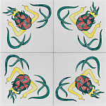 Плитка дизайнерская Драконий фрукт варинант исполнения - 1 | Loft Concept в Москве