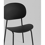 Стул Edie пластик черный варинант исполнения - 2 | Loft Concept в Москве