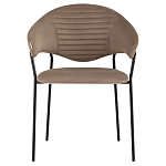 Коричневый стул с обивкой из искусственной замши Alexis варинант исполнения - 2 | Loft Concept в Москве