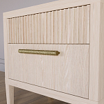 Прикроватная Тумбочка Primo с двумя ящиками Светлый дуб варинант исполнения - 4 | Loft Concept в Москве