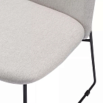 Стул мягкий светло-серый Chair Gray Runners варинант исполнения - 7 | Loft Concept в Москве