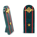 Сувенир Погон МВД из натурального камня змеевик Souvenir Epaulets варинант исполнения - 5 | Loft Concept в Москве