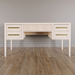 Большой Рабочий стол Primo с 5 выдвижными ящиками Светлый дуб варинант исполнения - 1 | Loft Concept в Москве