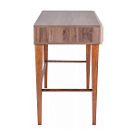 Стол письменный из массива бука с 2-мя ящиками бежевый Wenge Light варинант исполнения - 2 | Loft Concept в Москве