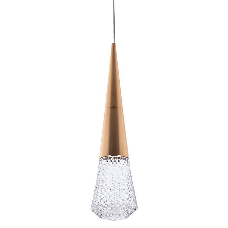    Acrylic Droplet Gold Hanging Lamp     | Loft Concept 