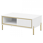 Стол журнальный белый глянцевый Antique Order варинант исполнения - 1 | Loft Concept в Москве