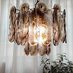 Люстра из круглых стеклянных элементов Vienna варинант исполнения - 6 | Loft Concept в Москве