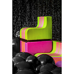 Дизайнерское кресло зеленое Poltronova Sofo Verosa Green Pink Armchair варинант исполнения - 16 | Loft Concept в Москве