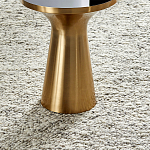 Приставной столик из латуни Grant Brass Side Table варинант исполнения - 2 | Loft Concept в Москве