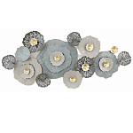 Панно настенное Blank Sheet Gray Flower варинант исполнения - 1 | Loft Concept в Москве