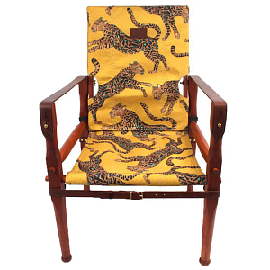 Кресло Сафари с орнаментом Roorkhee Chair 