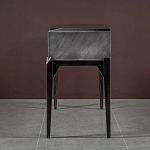 Консоль прямоугольная серая с 4-мя выдвижными ящиками Grany варинант исполнения - 2 | Loft Concept в Москве