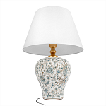 Настольная лампа с цветочной росписью Lamp Flower Painting варинант исполнения - 3 | Loft Concept в Москве