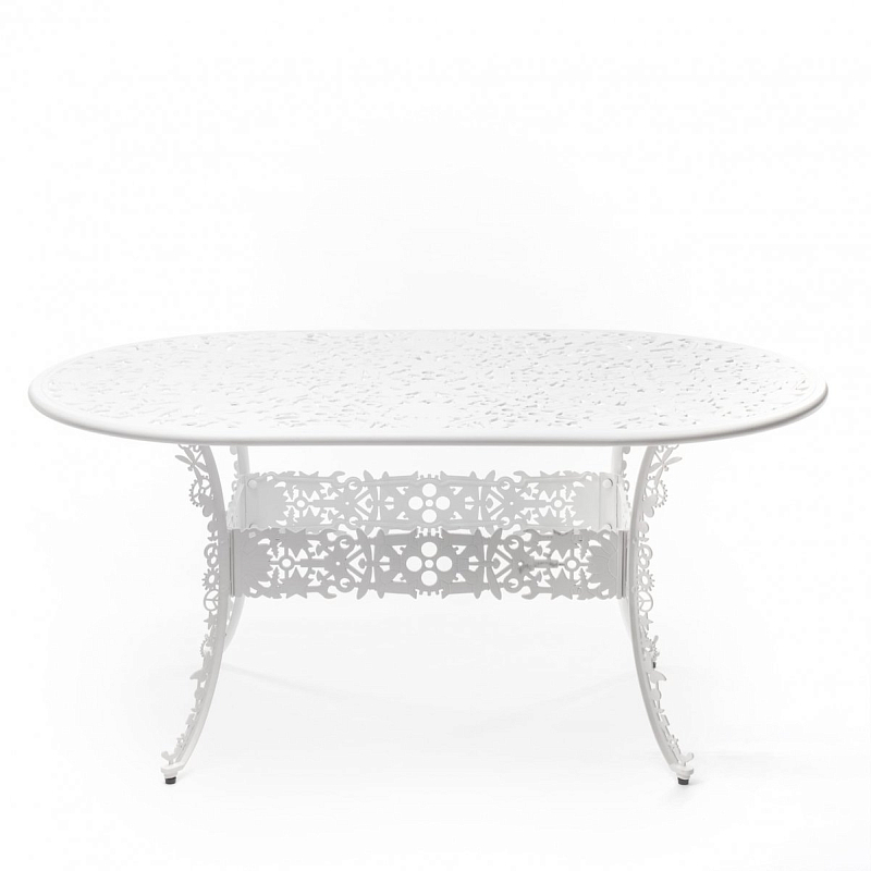 Обеденный стол Industry Collection ALUMINIUM OVAL TABLE – WHITE