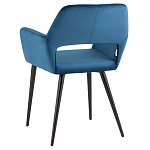 Стул с подлокотниками синий NEASAN STOOL варинант исполнения - 5 | Loft Concept в Москве