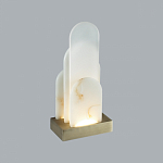 Настольная лампа с белыми вертикальными элементами Alabaster Totem   варинант исполнения - 6 | Loft Concept в Москве