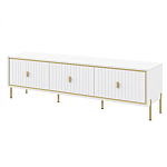 ТВ-тумба белая с тремя ящиками Antique Order варинант исполнения - 1 | Loft Concept в Москве