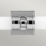 Бра для ванных комнат горизонтальное с двумя матовыми стеклянными цилиндическими плафонами Feiss варинант исполнения - 6 | Loft Concept в Москве