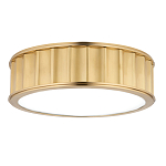 Потолочный светильник с гофрированным абажуром цвета латунь Millennium варинант исполнения - 2 | Loft Concept в Москве