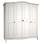 Шкаф белый из массива бука в стиле прованс White Provence варинант исполнения - 1 | Loft Concept в Москве