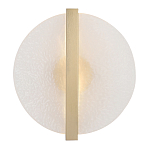 Бра с белым матовым стеклянным плафоном круглой формы Soft Glow Harmony варинант исполнения - 2 | Loft Concept в Москве