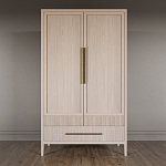 Шкаф платяной Primo с выдвижными ящиками шпон Черный дуб варинант исполнения - 2 | Loft Concept в Москве