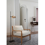 Торшер с плафоном из перфорированного металла Elledge Floor Lamp варинант исполнения - 2 | Loft Concept в Москве