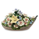 Статуэтка фарфоровая Лодка с цветами Charming Statuette варинант исполнения - 1 | Loft Concept в Москве