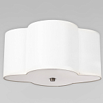 Потолочный светильник с белым волнистым плафоном из ткани Vitorino варинант исполнения - 1 | Loft Concept в Москве