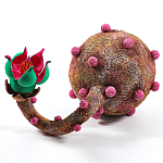 Статуэтка тропический фрукт Pandora Tropical Fruit Fuchsia Green Brown Flower варинант исполнения - 2 | Loft Concept в Москве